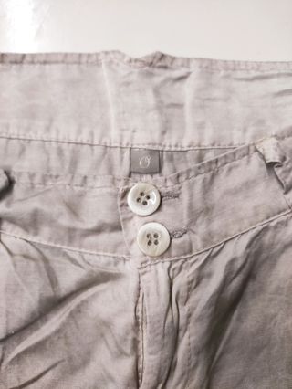 Shorts donna beige Cotone Seta