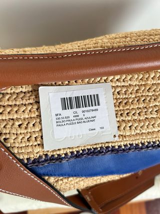Bolso Loewe Puzzle Azul y Marrón
