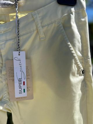 Pantaloni Anykey giallo Tg.40
