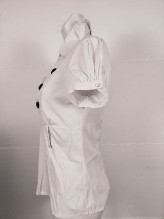 Blusa bianca manica corta