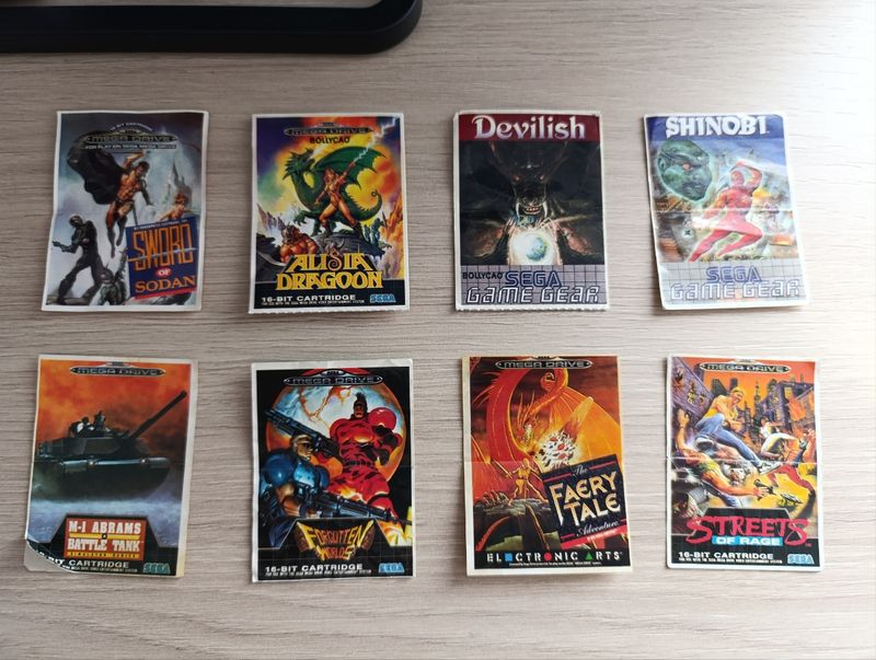 Imagen de Pegatinas SEGA Megadrive Game Gear