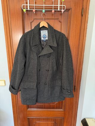 Abrigo gris talla L