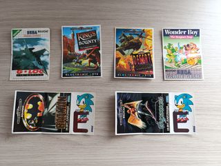 Pegatinas SEGA Megadrive Game Gear