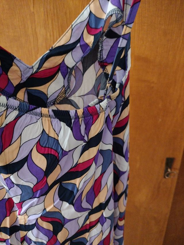 Vestito lungo multicolor