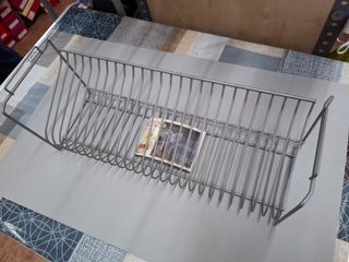 Soporte CD metal gris - Vintage