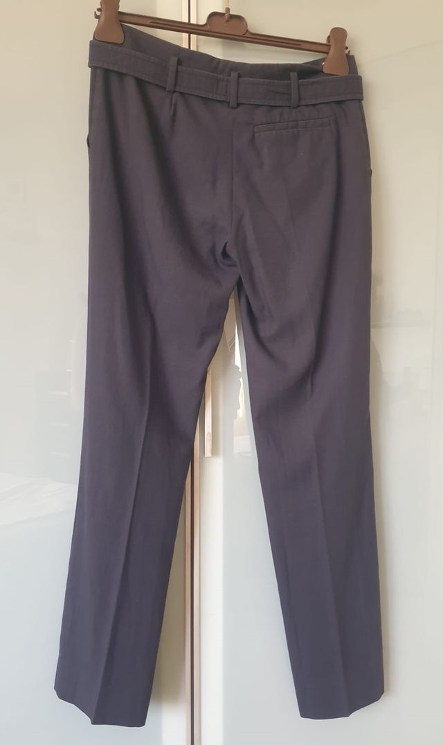 Loro Piana Pantaloni Donna 4T Twill di Cot Lino 40