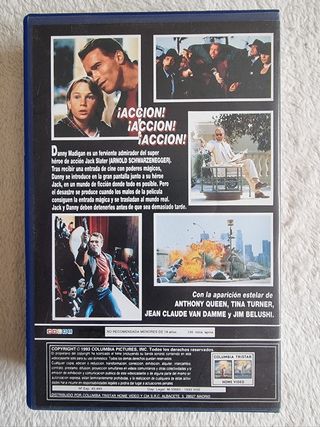 VHS El Último Gran Héroe Alquiler