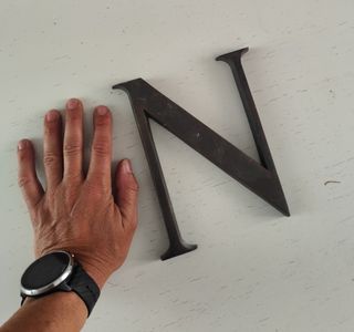 Letras laton bronce