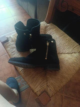 Botines ante negros mujer