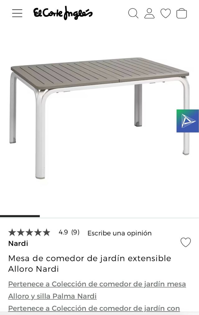 Mesa extensible Nardi - Jardín