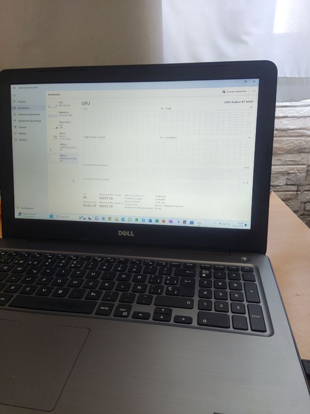 Dell Inspiron P66F 15"- 8GB RAM, 250GB SSD SAMSUNG