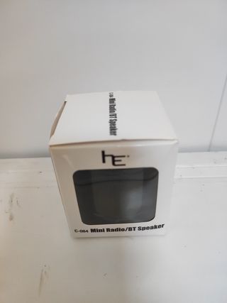 Mini Altavoz Bluetooth y Mini Radio.