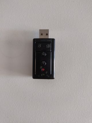 Tarjeta Sonido USB 7.1 - Negra