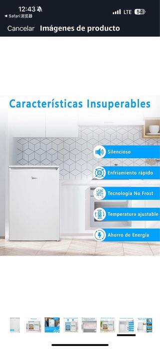 Midea Mini nevera 113L