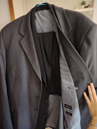 Traje Negro Polo Sur - 3 piezas