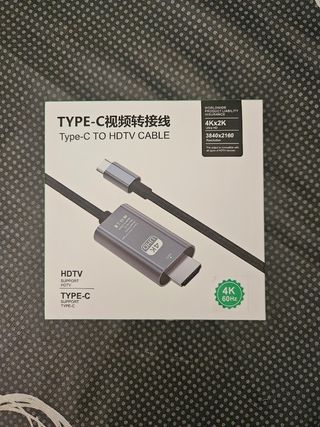 Nuevo! Cable Tipo C a HDMI 4K - 2 metros