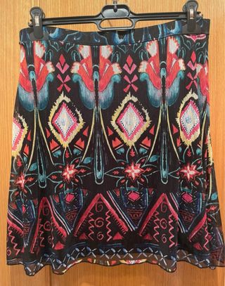 Falda Desigual multicolor