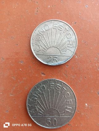 Fichas Casino Estoril - 25 e 50