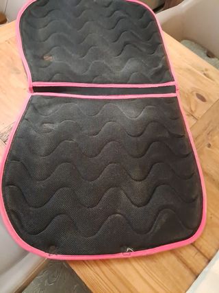 Mantilla doma caballo rosa 