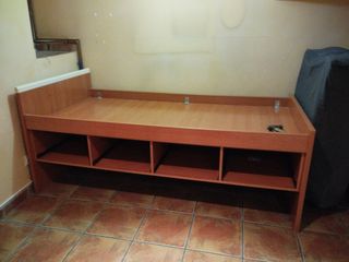 Cama nido madera marrón Cerezo 