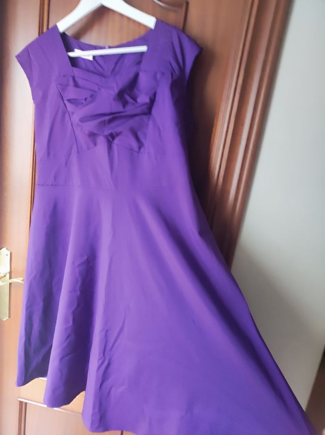 Vestido  corto morado