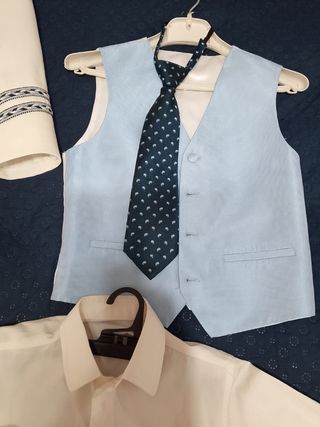 Traje comunión niño blanco