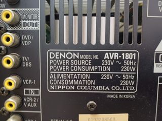 Denon AVR-1801: Amplificador HiFi