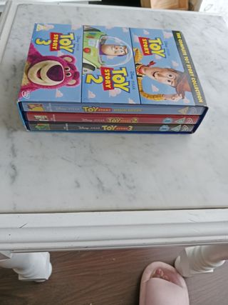 DVDs Toy Story 1, 2 & 3