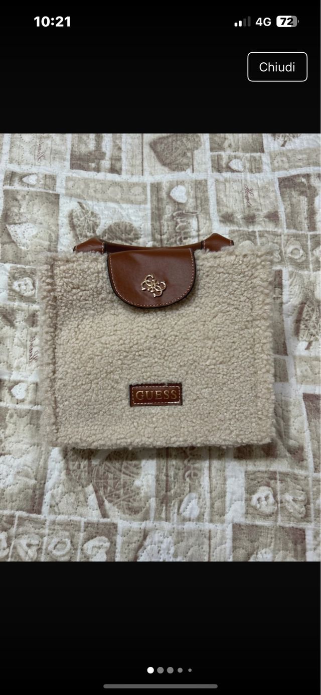 Borsetta Guess beige e marrone