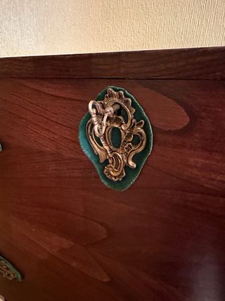 Bargueño madera maciza antiguo