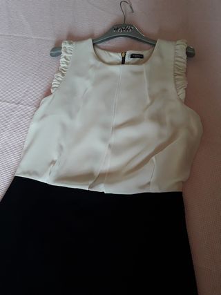 Vestito bianco e nero - elegante