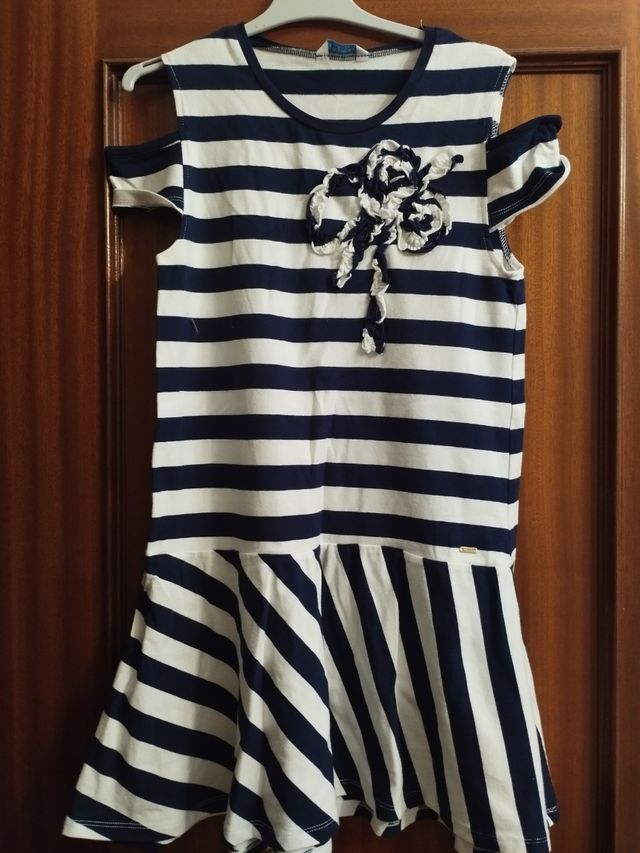 Vestido rayas niña Mayoral - Talla 12