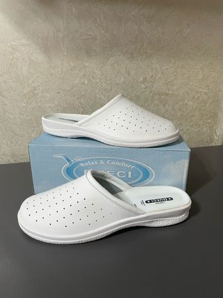 Ciabatte Dueci bianche 46 - nuove