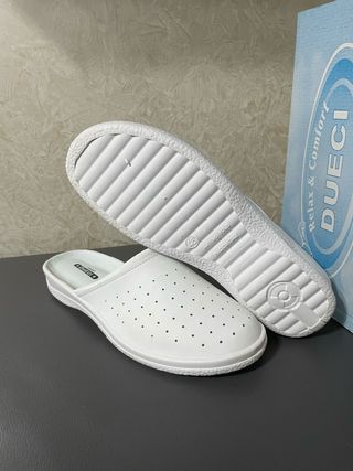 Ciabatte Dueci bianche 46 - nuove