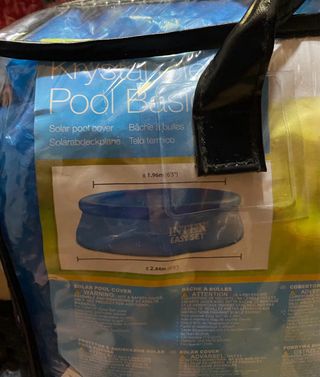 Piscina Intex , bomba de filtro y tela termica.