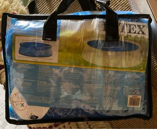 Piscina Intex , bomba de filtro y tela termica.