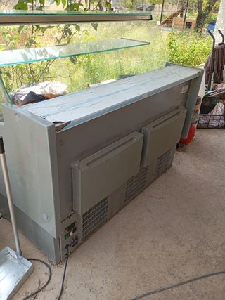 Nevera mostrador 1,5m - 80cm x 1'28 de alto