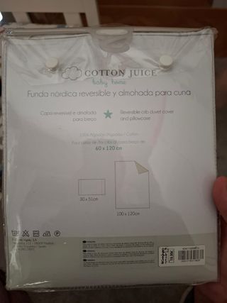 Funda nórdica cuna reversible