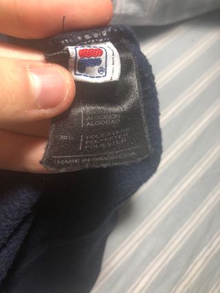 Sudadera FILA retro azul