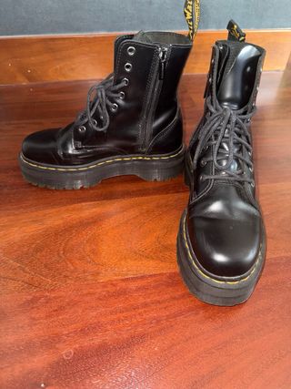 Botas Dr Martens negras plataforma