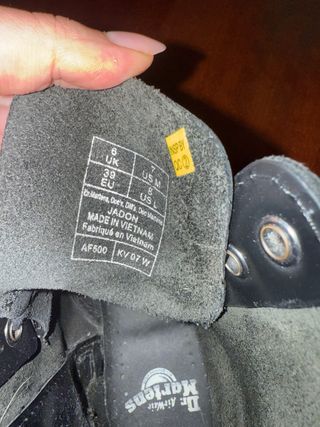 Botas Dr Martens negras plataforma