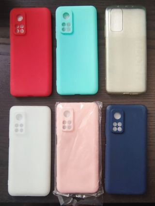 Fundas Xiaomi Mi 10T - 6 unidades