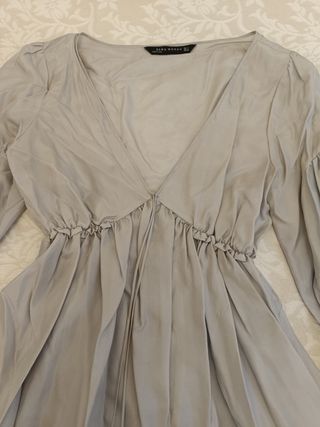 Blusa Zara gris - Talla S