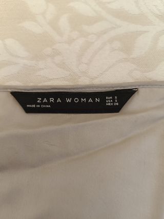Blusa Zara gris - Talla S