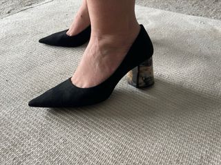 Zapatos tacón negros