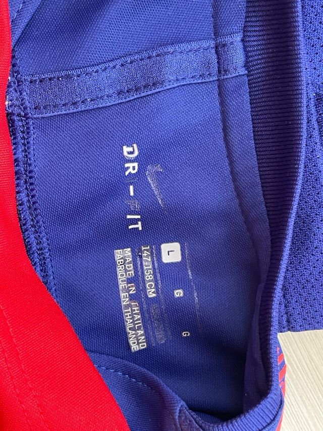 Camiseta Atlético de Madrid - Tamanho L (criança)