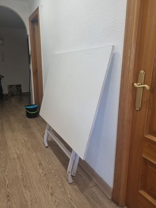 Mesa dibujo técnico blanca, reclinable
