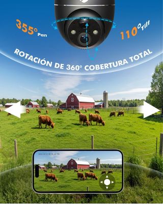Cámara vigilancia 4G Solar