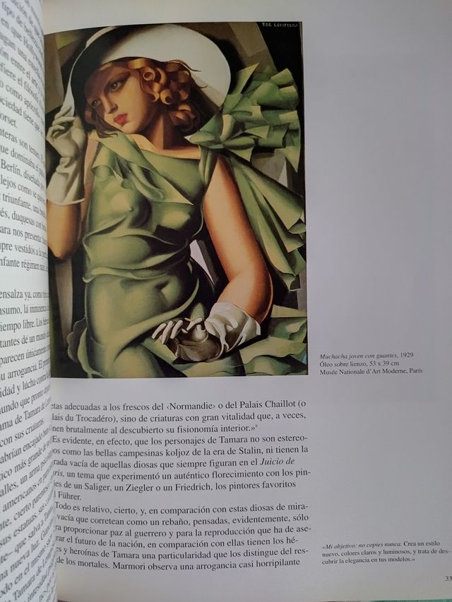 La pintura Tamara de Lempicka