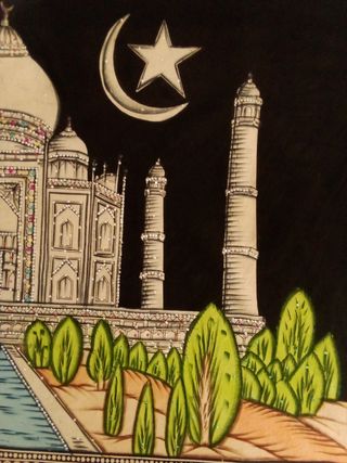 Tela Taj Mahal. Tela decorativa